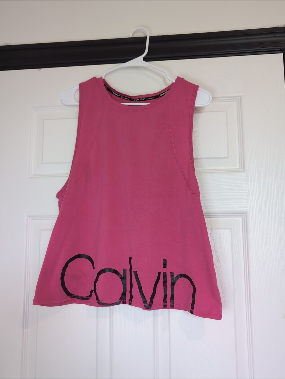 XL CK Pink Athletic Tank Top